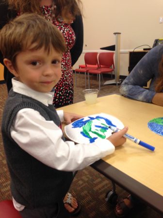 Boy, Coloring, Library