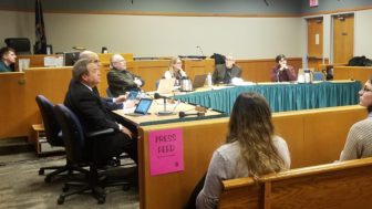 East Lansing City Council sits in session.
