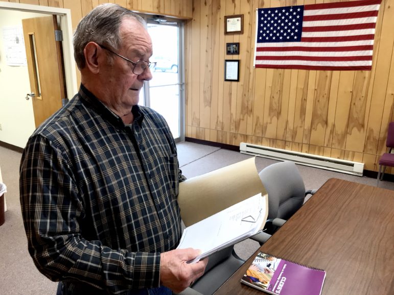 Richard Bates, clerk for Duplain Township, relies on his Michigan Township FOIA handbook to help him fulfill public records requests. He said Duplain receives on average two requests a year.