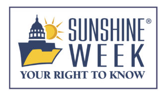 Sunshine Week logo, "Your Right to Know"