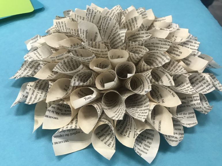 Williamston library hosts fun with paper crafting - Spartan Newsroom