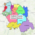Map of every school district in Ingham County.