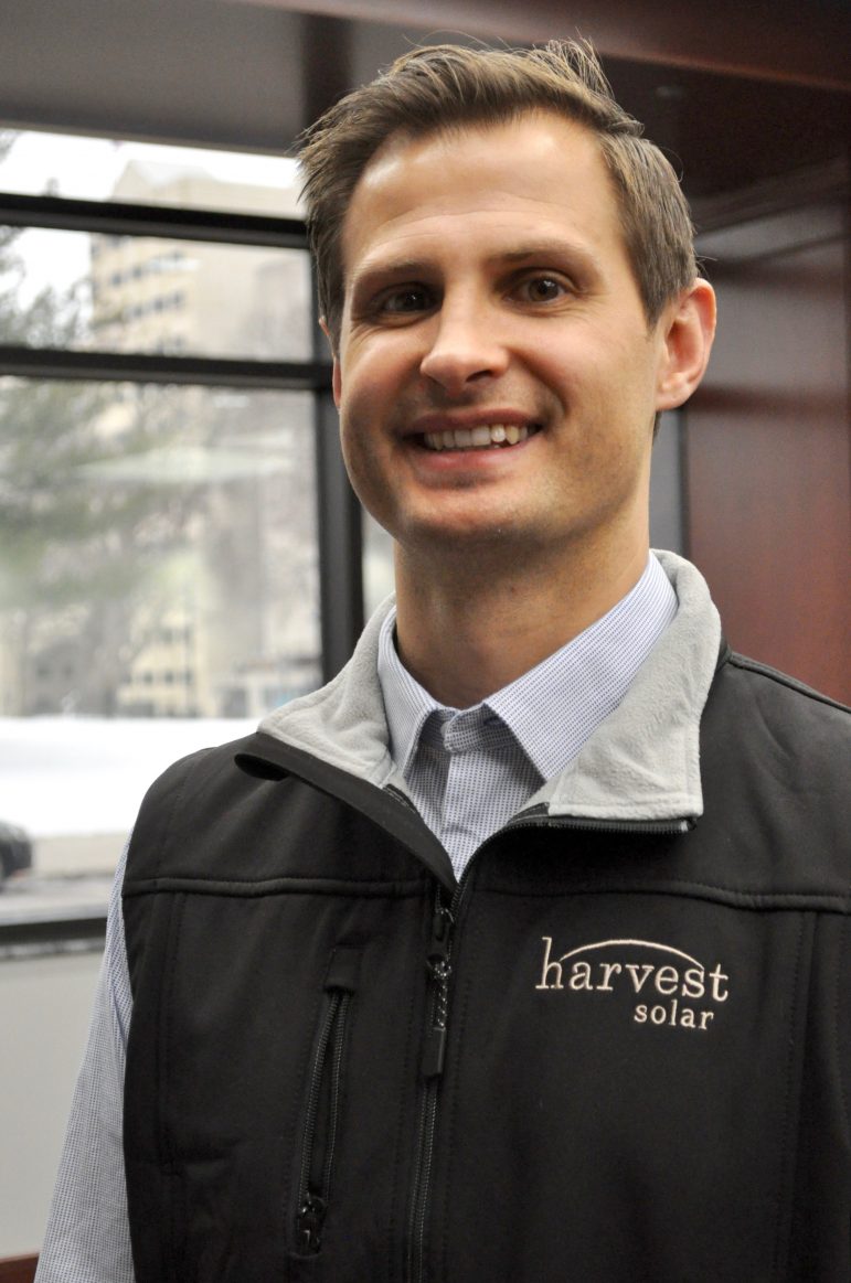 Jordan Tallman, director of business development for Harvest Solar