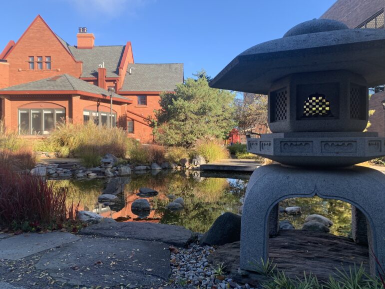 The Shigematsu Memorial Garden’s construction was completed in 2006 and was created in honor of the late Megumi Shigematsu, who was a former president of Biwako Kisen Co. and a sponsor of Lansing Community College programs in Japan.