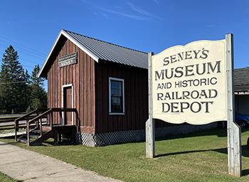 Seney’s Museum & Historic Railroad Depot.