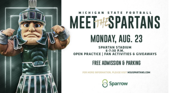 Flyer for 18th annual “Meet the spartans” event that was Monday, Aug. 23, 2012