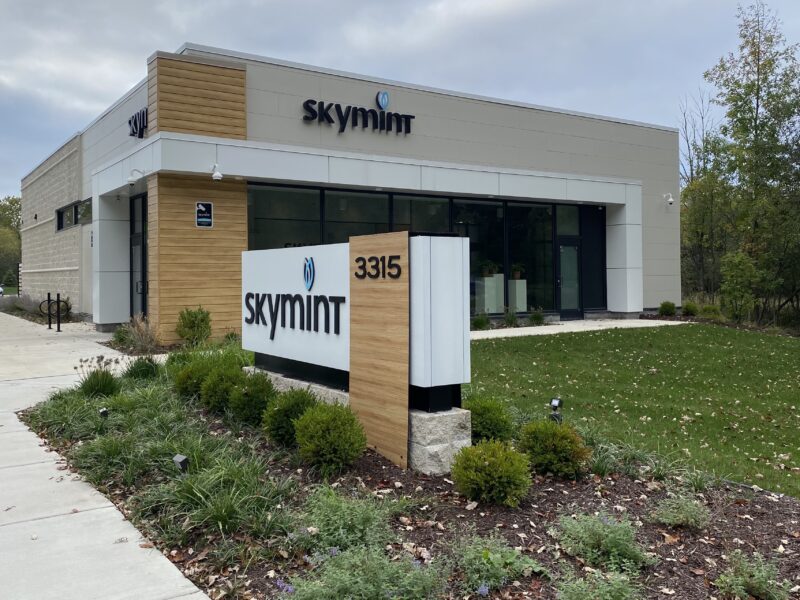 Skymint operates a marijuana dispensary at 3315 Coolidge Road in East Lansing.
