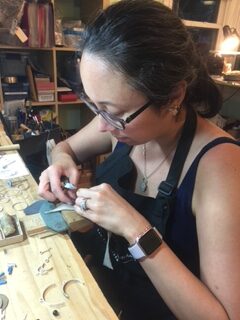 Meg Tang Creating Jewelry
