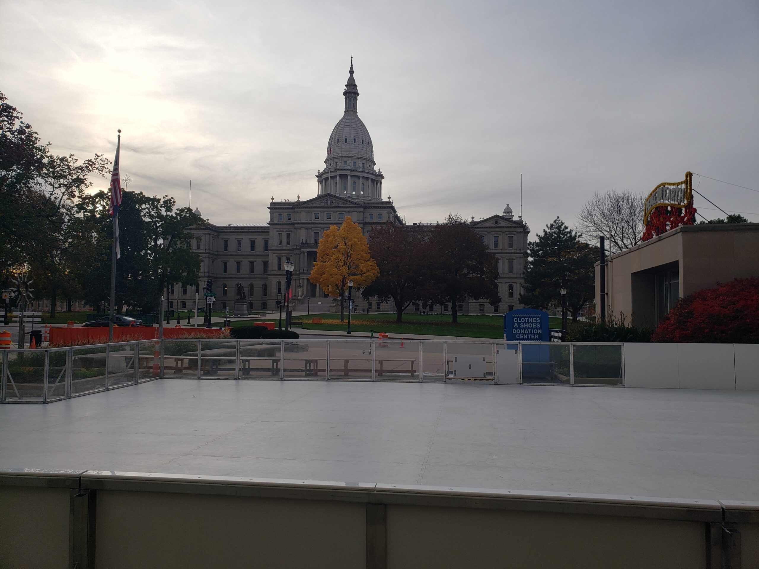 The downtown Lansing ice rink re-opened on Nov. 5. The rink will be open to the public daily until 10 p.m.