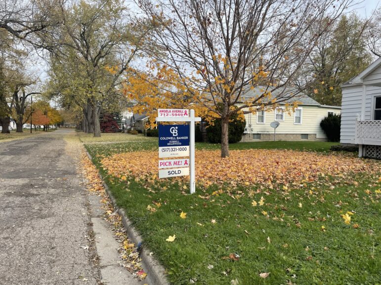 A house for sale in Holt. The community 8 miles south of Lansing is rated as most affordable in a recent study of Michigan small cities