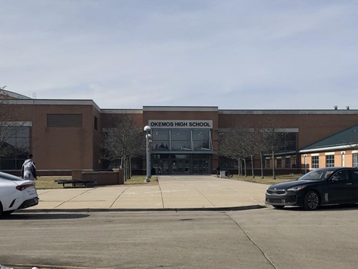 Okemos High School was the site of a shooting hoax known as "swatting."