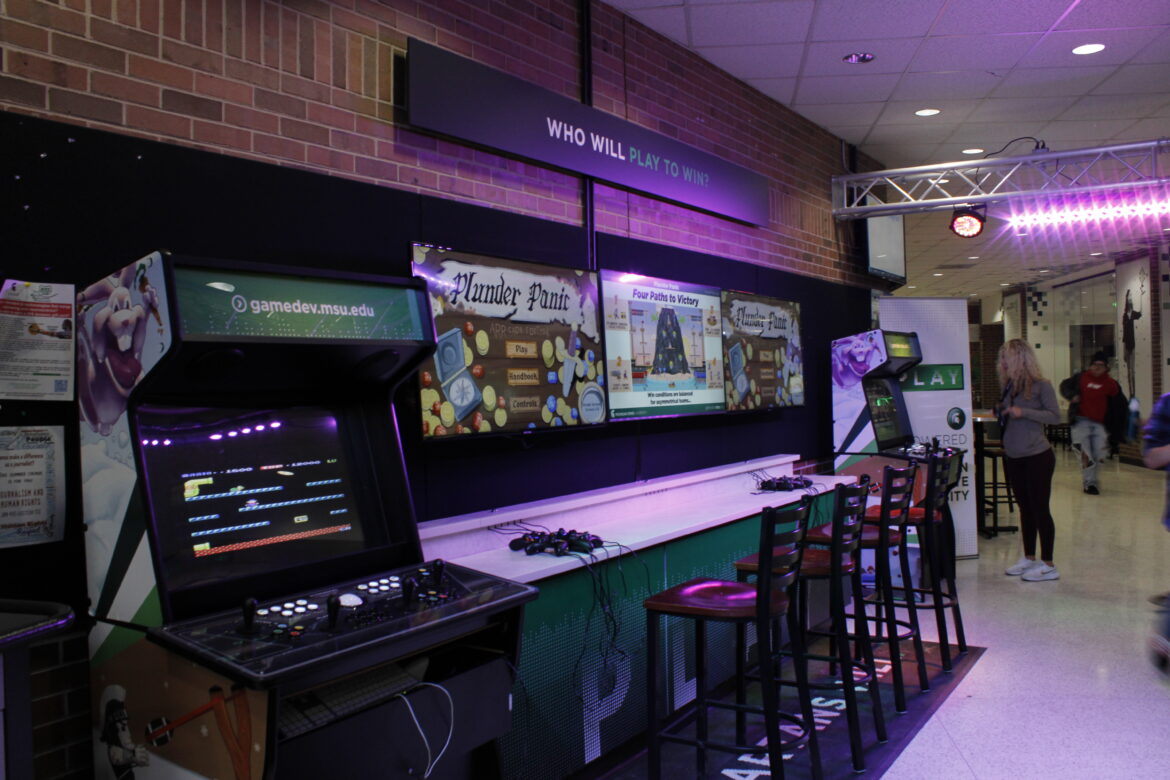 Esports facility in MSU Communications Arts and Science Building.