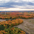 Wind turbines, like these in Cadillac, put Michigan 17th among the states for the share of power generated by wind.