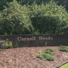 Cornell Woods neighborhood sign
