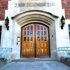 Front doors of Campbell Hall