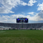 Inside the Spartan Stadium after the annual Spring Game.