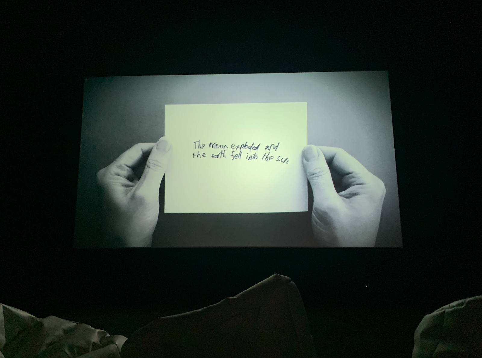 The exhibition, “The Nightly News II,” at the MSU Broad Art Museum on April 19, displays anonymous dreams via video, such as, “the moon extended and the earth fell into the sun.”