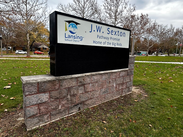 Exterior of J.W. Sexton High School