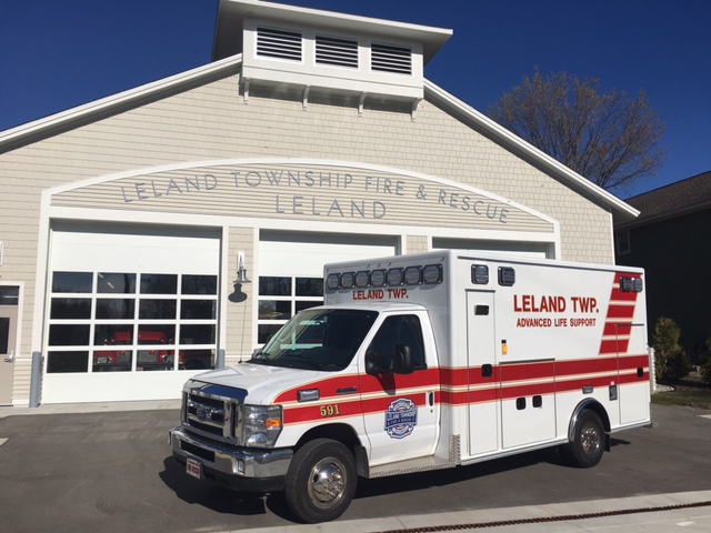 A Leland Township ambulance