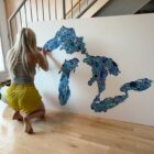 In 2022, the SEA LIFE Aquarium in Auburn Hills featured artist Hannah Tizedes’ plastic mural of the Great Lakes. She collected all of the pieces from Great Lakes coastlines for over a year.