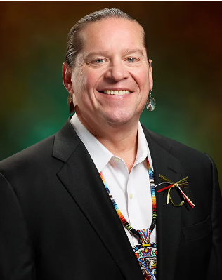 Jamie Stuck is the president of the United Tribes of Michigan and tribal chair of the Nottawaseppi Huron Band of Potawatomi.